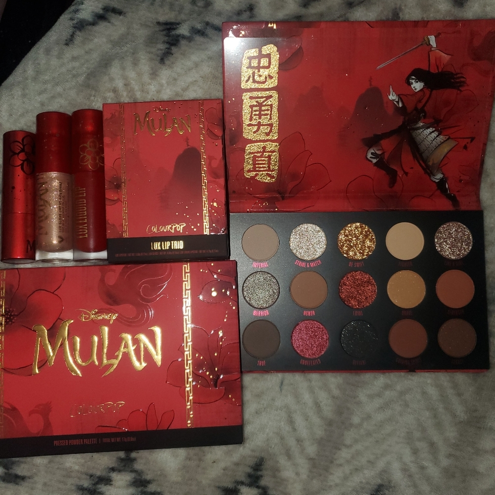 Mulan Palette and Lip Trio